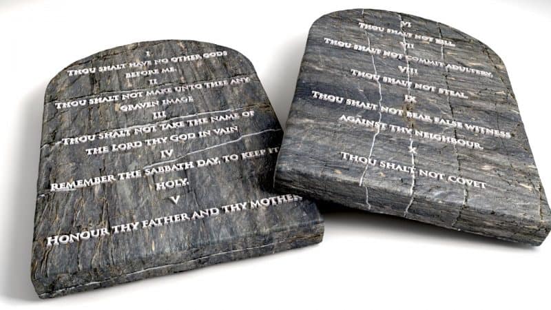 Law and Gospel - 10 commandments