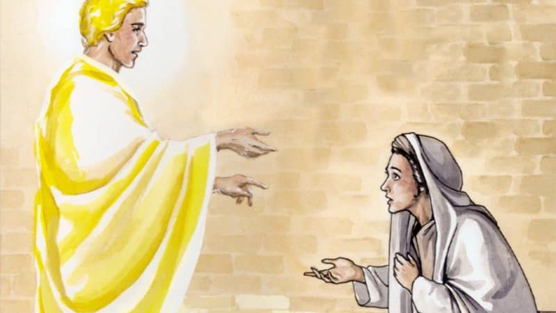 Mary visited by Angel Gabriel