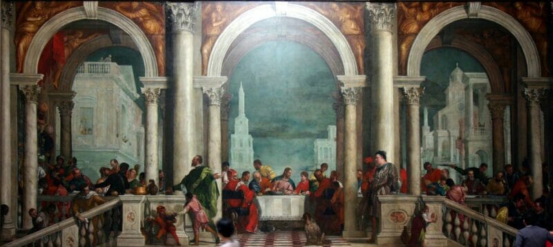 Banquet in the House of Levi by Paolo Veronese - Accademia - Venice