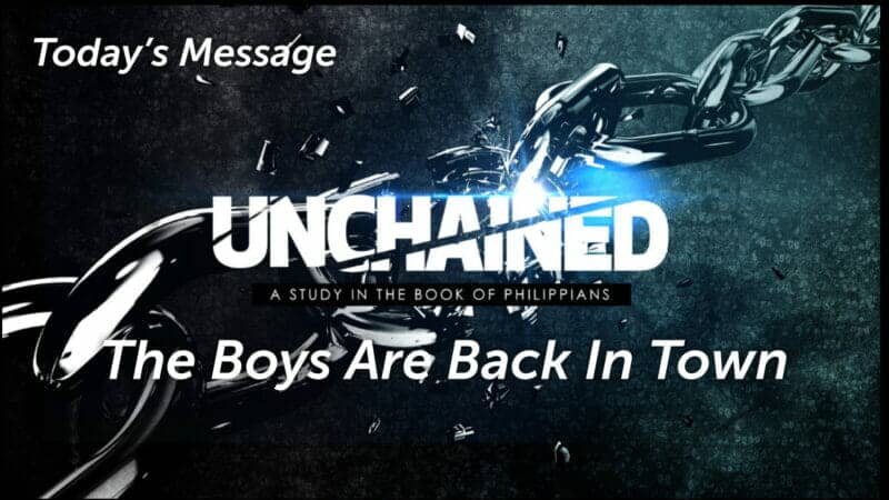 Unchained the boys are back in town.