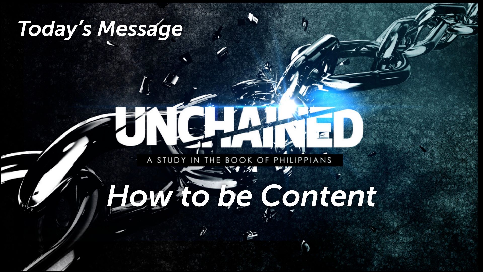 unchained how to be content.